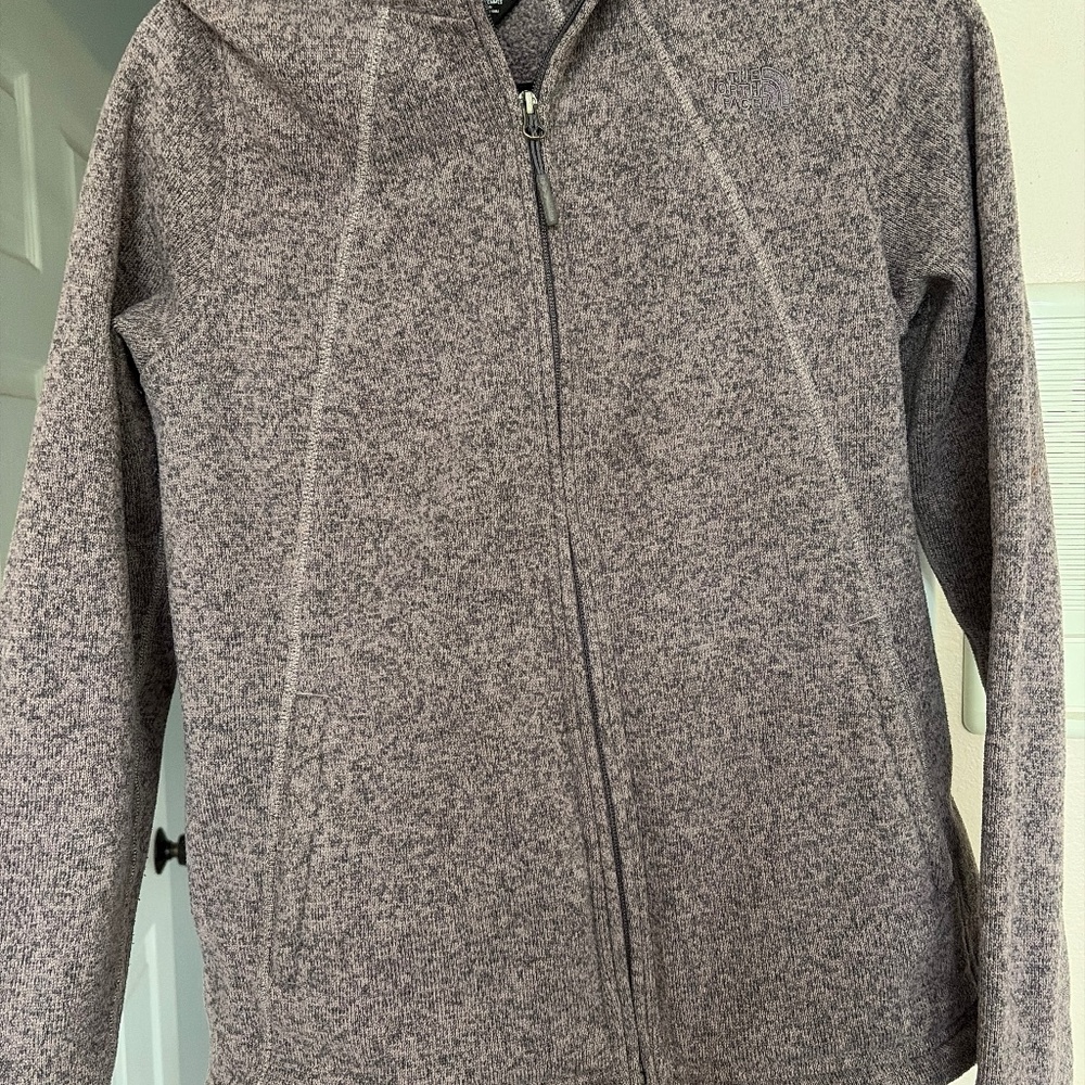 North face zip up hoodie